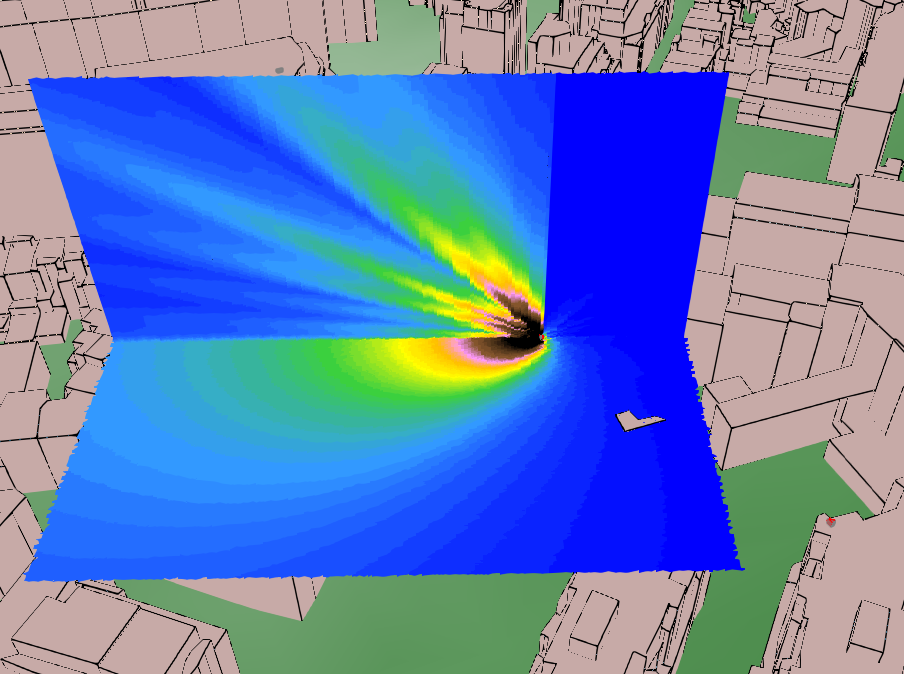 Diagramme de rayonnement en vue 3D