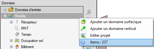 Nombre d'objets dans un projet