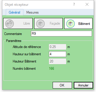Interface récepteur sur bâtiment