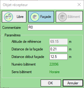 Interface récepteur en façade