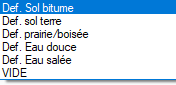 Matériaux du sol