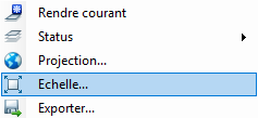 Modifier l'échelle