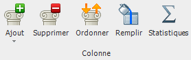 Ajout/Suppression de colonnes
