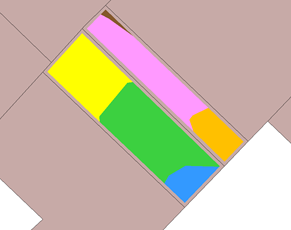 Carte extrapolée depuis les valeurs de récepteurs de calcul