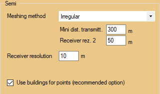 Calcul maillage irrégulier