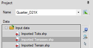 List of imported files