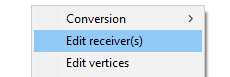 Edit receiver