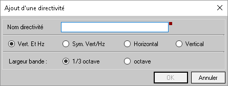 Interface d'ajout de directivité