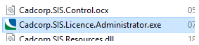 Install_Cadcorp_LicenceAdmin