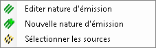 Menu - nature utilisée