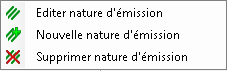 Menu - nature non utilisée