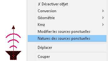 Natures des sources ponctuelles