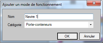 Ajout d'un mode de fonctionnnement
