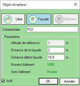 Interface récepteur en façade