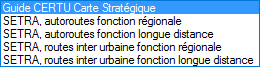 Liste des méthodes de calcul des trafics