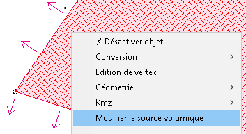 Modifier une source volumique