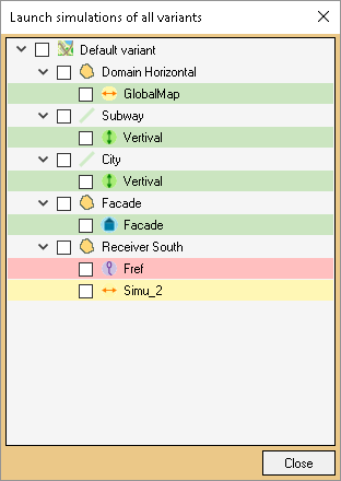 List of simulations