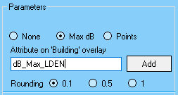 Parameters – Facade simulation