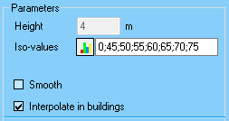 Polygon parameters - Horizontal simulation