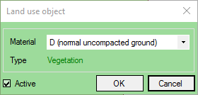 Editing land use interface