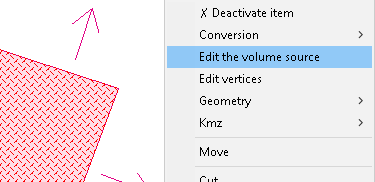 Edit volumic source