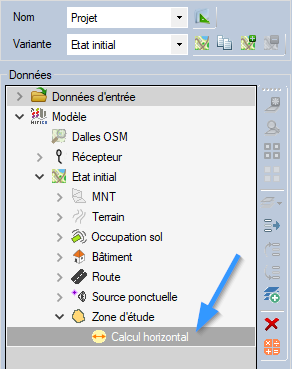 Calcul horizontal