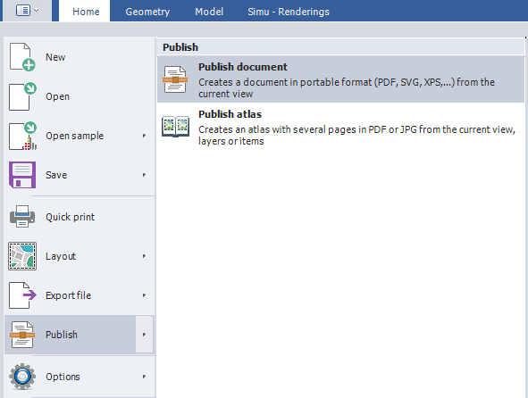 Exporter en PDF