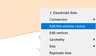 Modifier une source volumique