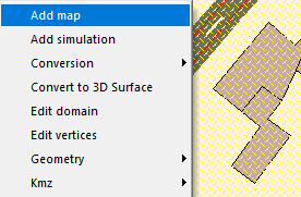 Add map from contextual menu