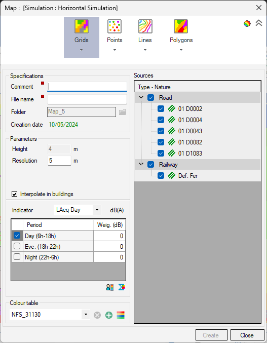 Map interface