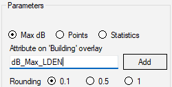 Parameters – Facade simulation