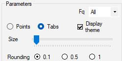 Parameters – Receivers simulation