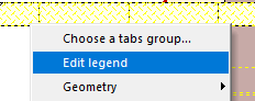 Edit a legend