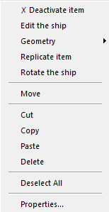 Edit a ship