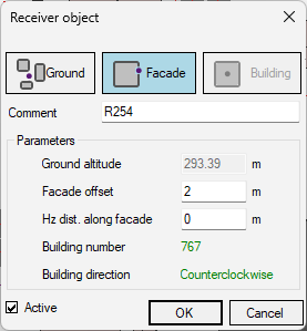 On facade recevier interface