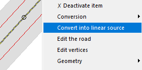 Convert into linear source