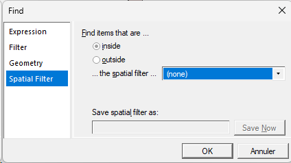 Spatial Filter section