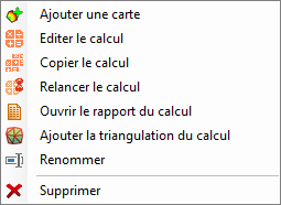 Edition d'un calcul