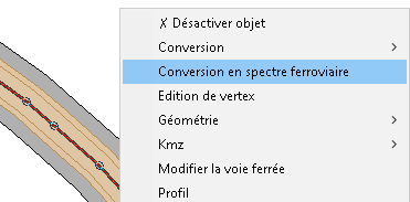 Conversion en spectre