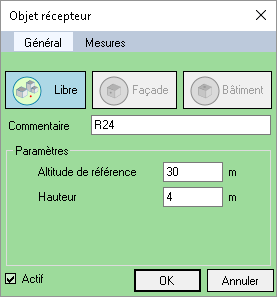 Interface récepteur en champ libre