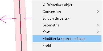 Modifier les sources linéiques