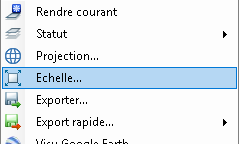 Modifier l'échelle