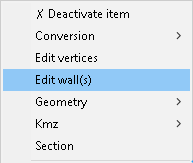 Edit walls Edit walls